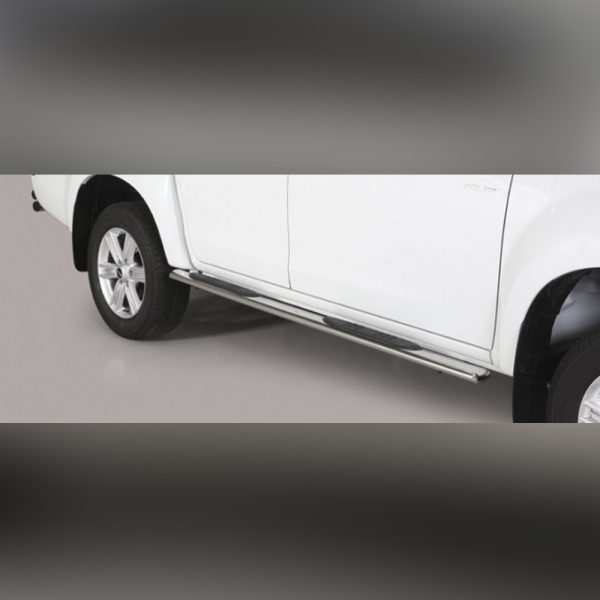 Marche Pieds Lat Raux Gpo Inox Isuzu D Max Double Cabine