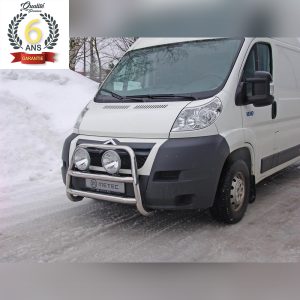 Pare-Buffle Homologué Inox Avec Barre Dacia Duster 2010-2017