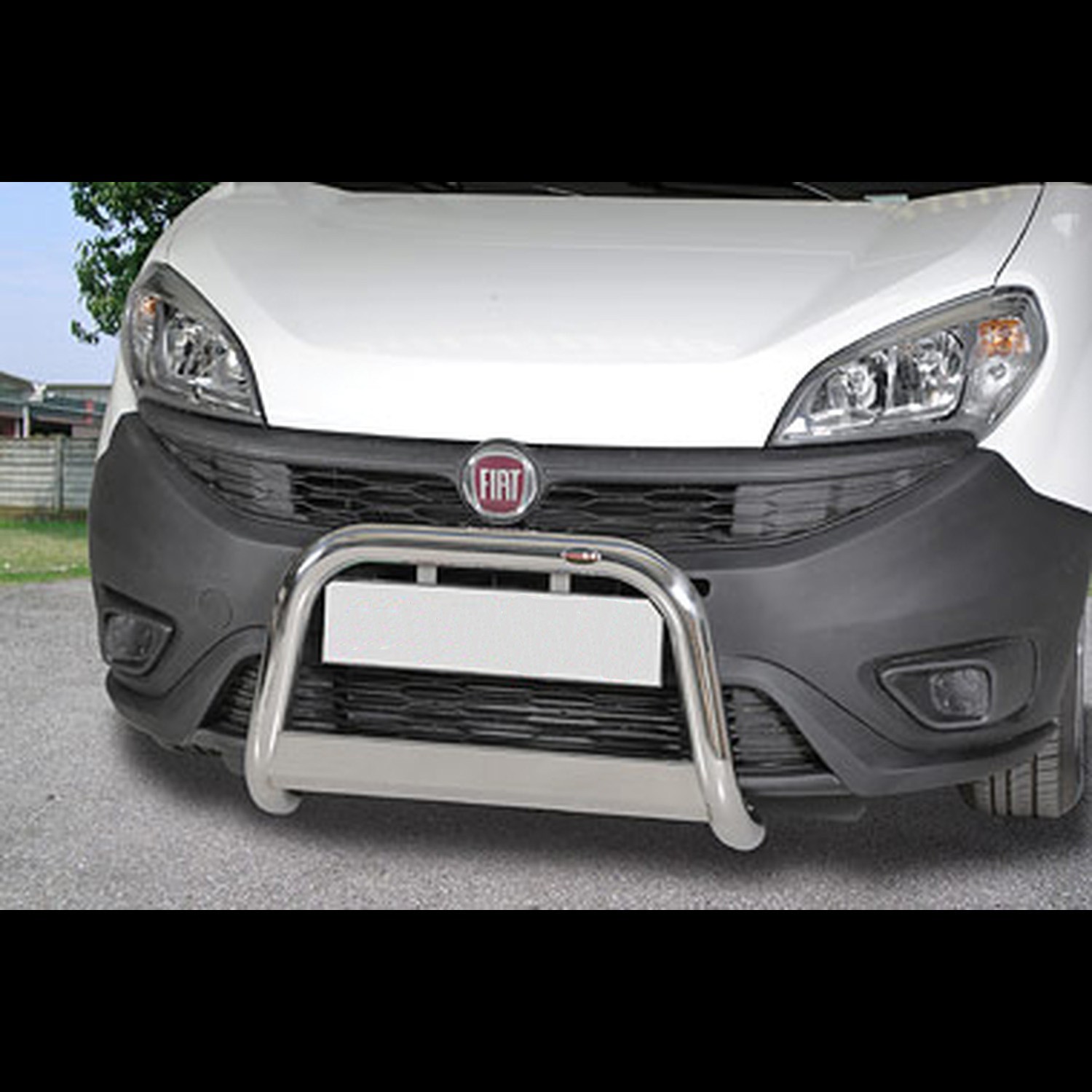 FIAT DOBLO 2015 PARE BUFFLE HOMOLOGUE EN INOX, DIAM 60MM
