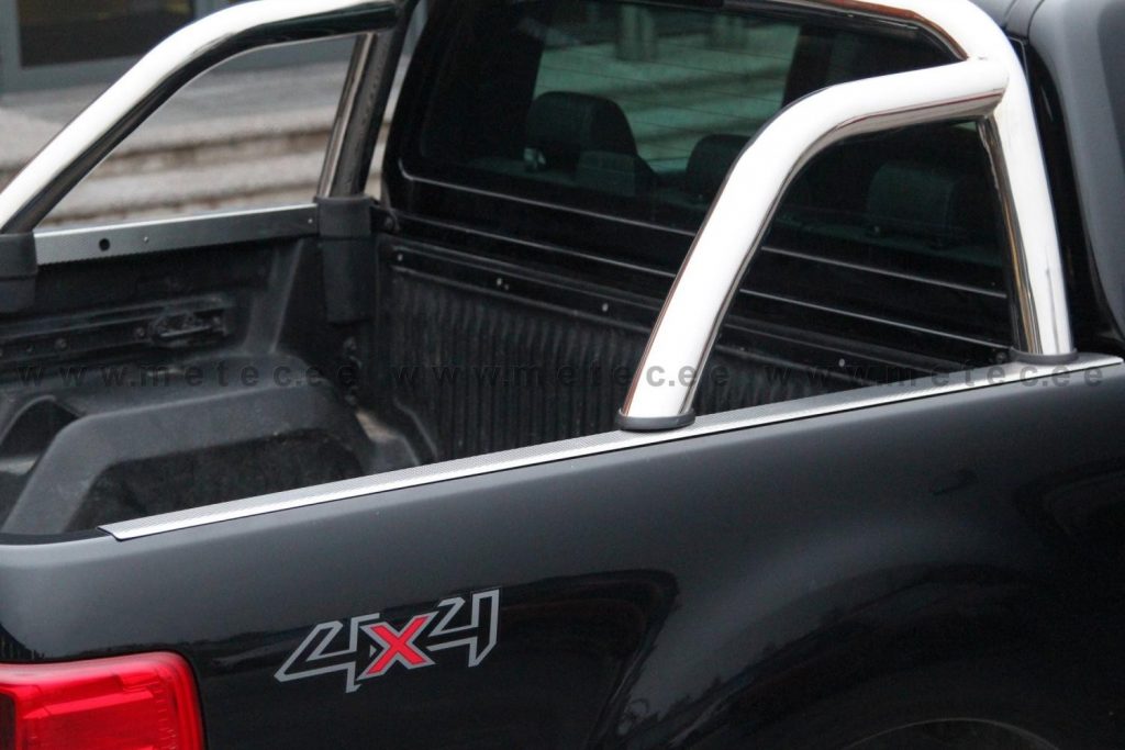 FORD RANGER 2012+ PROTECTION DE DESSUS DE RIDELLE LATERALE EN INOX, DESSUS DE REBORD DE BENNE METEC Ranger 135,00 € product_r...
