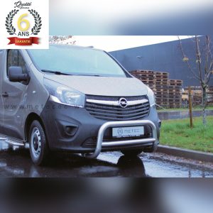 PARE BUFFLE HOMOLOGUÉ EN INOX SUR OPEL VIVARO 2014-2019