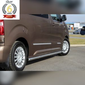 PROTECTIONS LATERALES HOMOLOGUÉES EN INOX POUR TOYOTA PROACE 2016+