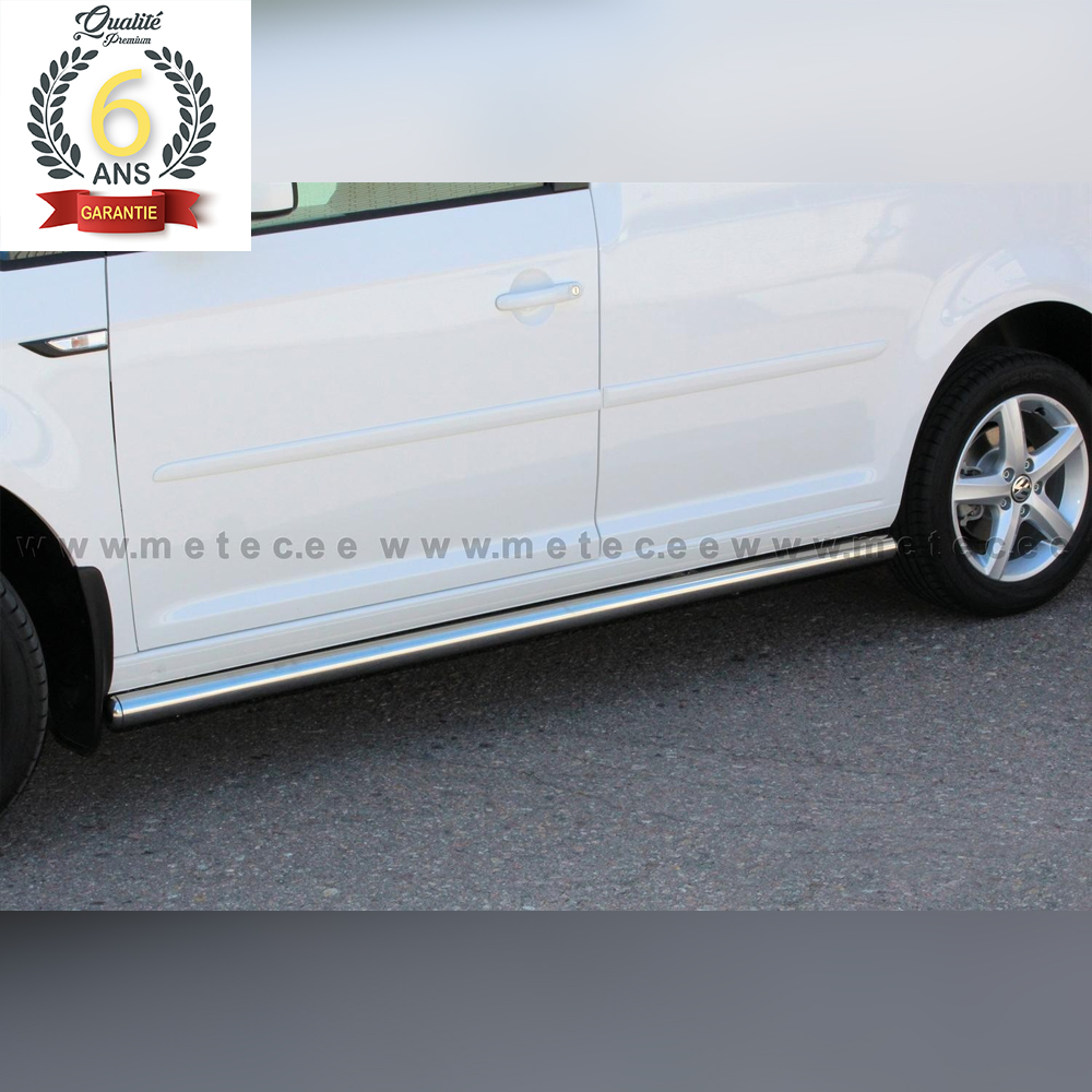 PROTECTIONS LATERALES INOX SUR VOLKSWAGEN CADDY 2015+