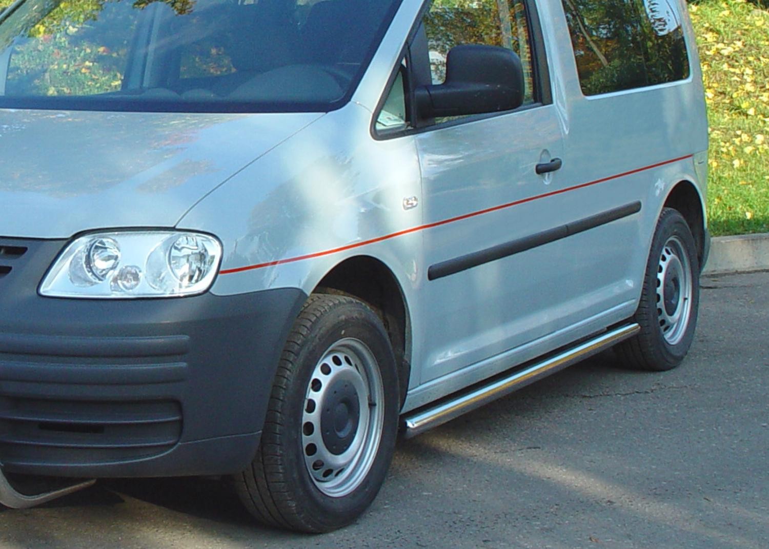 VOLKSWAGEN CADDY 04-15- PROTECTIONS LATERALES INOX, SIDE BARS DIAM 60MM METEC Caddy 450,00 €