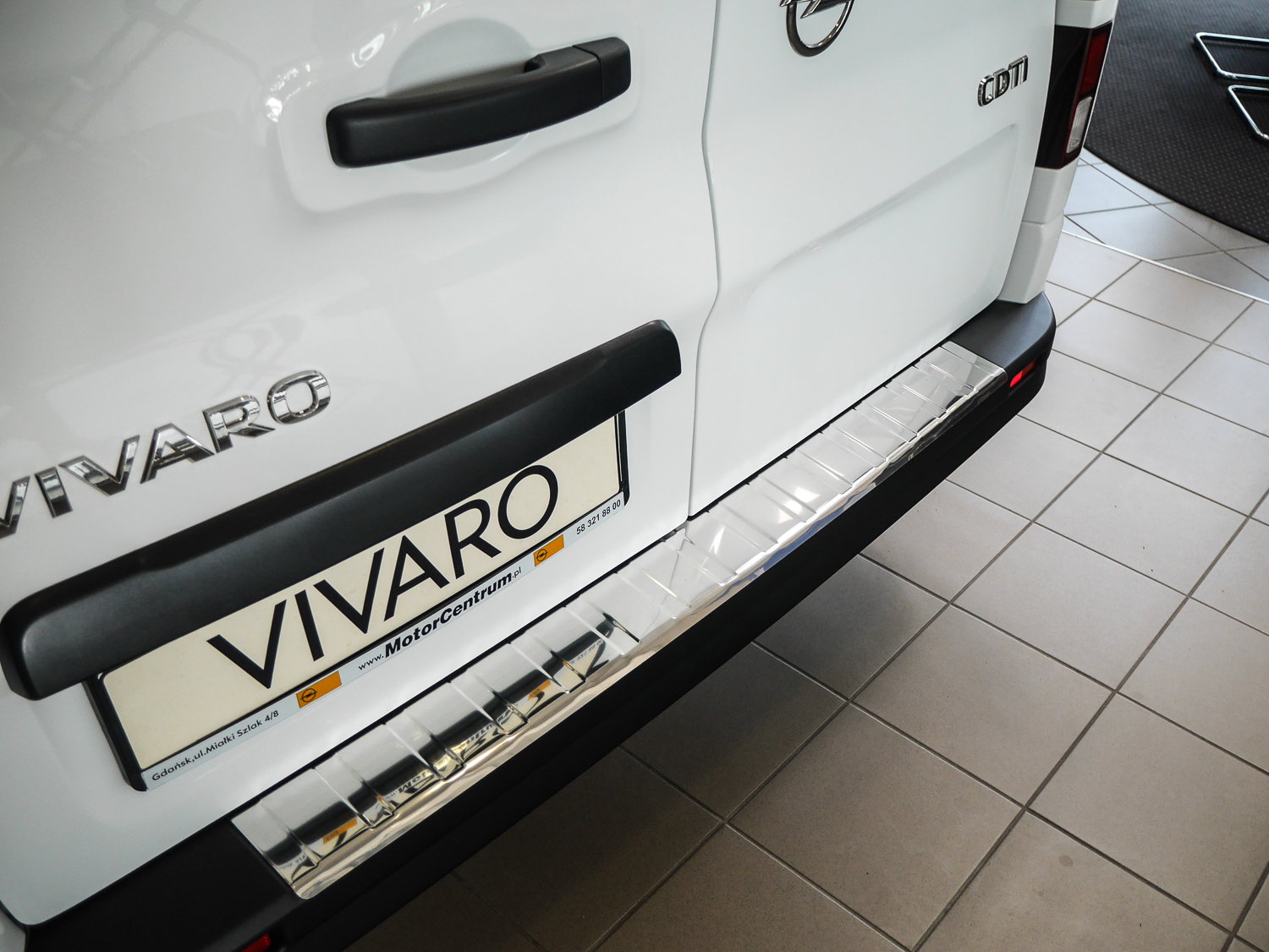 Pour Renault Trafic Opel Vivaro 2014-2019 Protection PareChoc Seuil Coffre Inox