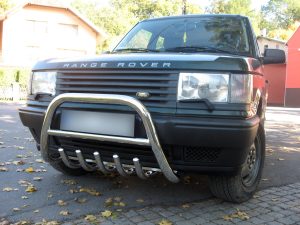 LAND ROVER RANGE ROVER 1994–2002 PARE-BUFFLE BAS AVEC GRILLE DE PROTECTION INOX II 1994-2002 389,00 €