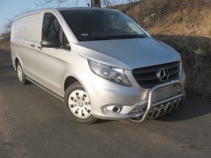 MERCEDES VITO 2014+ PARE-BUFFLE BAS AVEC GRILLE DE PROTECTION CARTER EN INOX Classe V / Vto W447 2014- 389,00 €