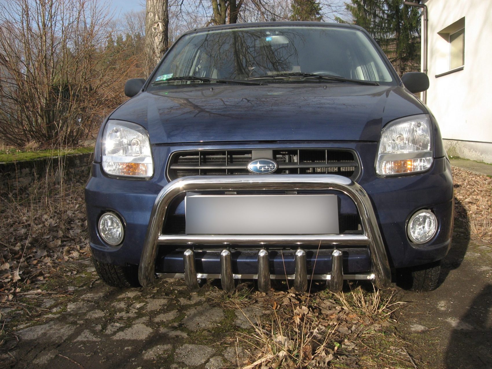 SUBARU JUSTY MK3 PARE-BUFFLE BAS AVEC GRILLE DE PROTECTION CARTER INOX Subaru 389,00 €