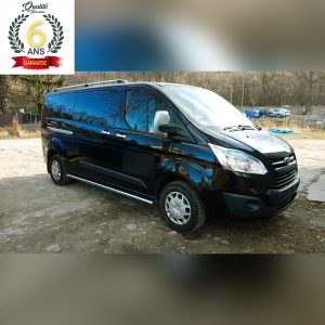 PROTECTIONS LATERALES INOX SUR FORD TRANSIT CUSTOM 2013-2017