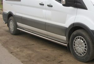FORD TRANSIT 2013+ PROTECTIONS LATERALES INOX DIAM 60MM, SIDE BAR 2014+ 330,00 €