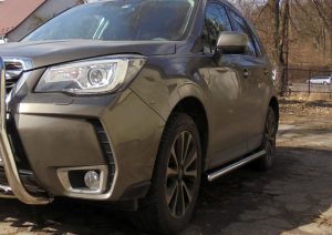 SUBARU FORESTER 2013- PROTECTIONS LATERALES EN INOX DIAM 60MM, SIDE BAR IV 2013+ 330,00 €
