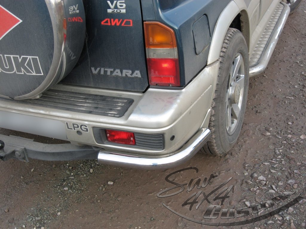 SUZUKI VITARA LONG PROTECTION ARRIERE EN INOX, REAR BAR DIAM 60MM S...