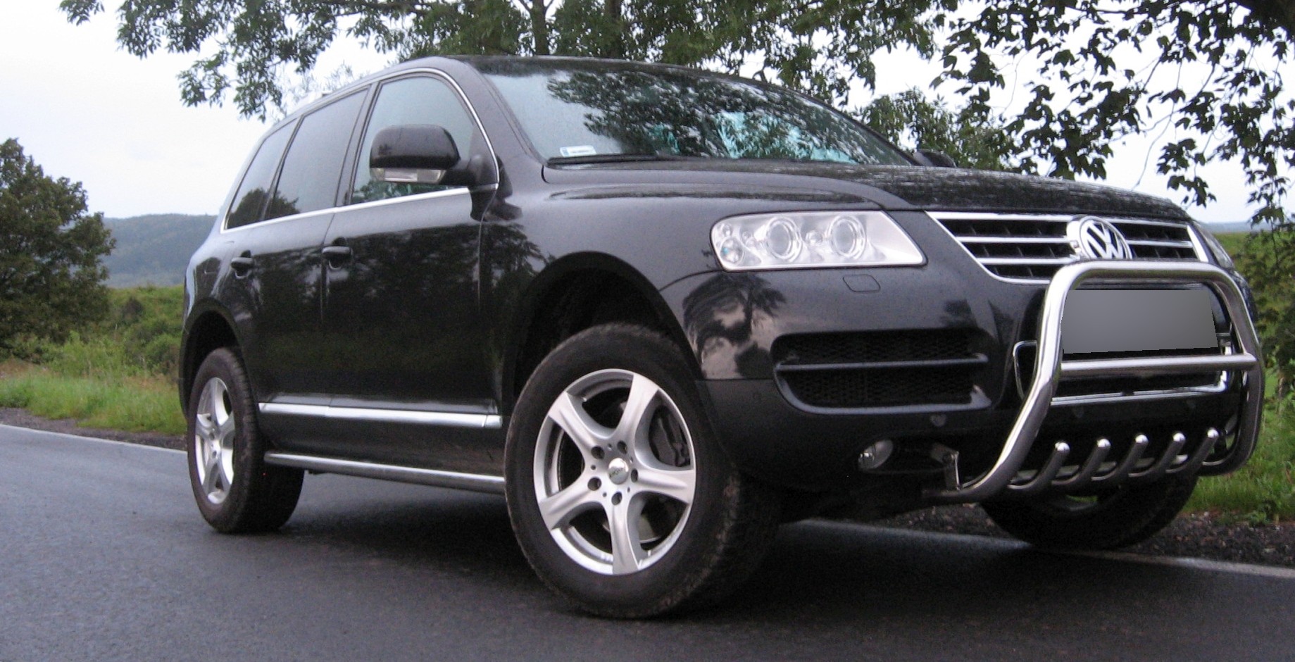 conducteur gaucher Lot de 2 protections pour r/étroviseurs en acier inoxydable chrom/é pour VW Touareg 2003-2007