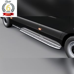 MARCHE-PIEDS AVEC PROTECTION LATÉRALE INTÉGRÉ SUR FORD TRANSIT 2014-2019