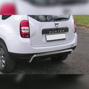 PROTECTION ARRIERE INOX SUR DACIA DUSTER 2010-2017