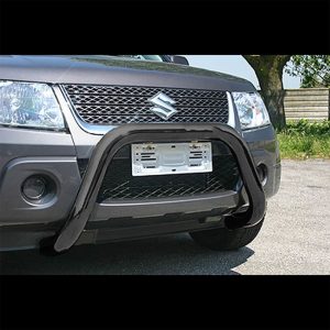 Pare-Buffle Bas Inox Homomogué D.70  Suzuki Grand Vitara 2009-2013 | Noir