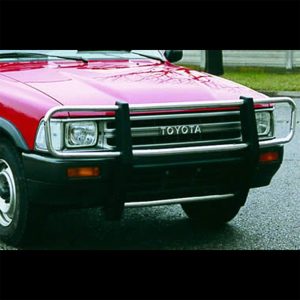 PARE-BUFFLE BAS INOX D.60 SUR TOYOTA HILUX 4X2