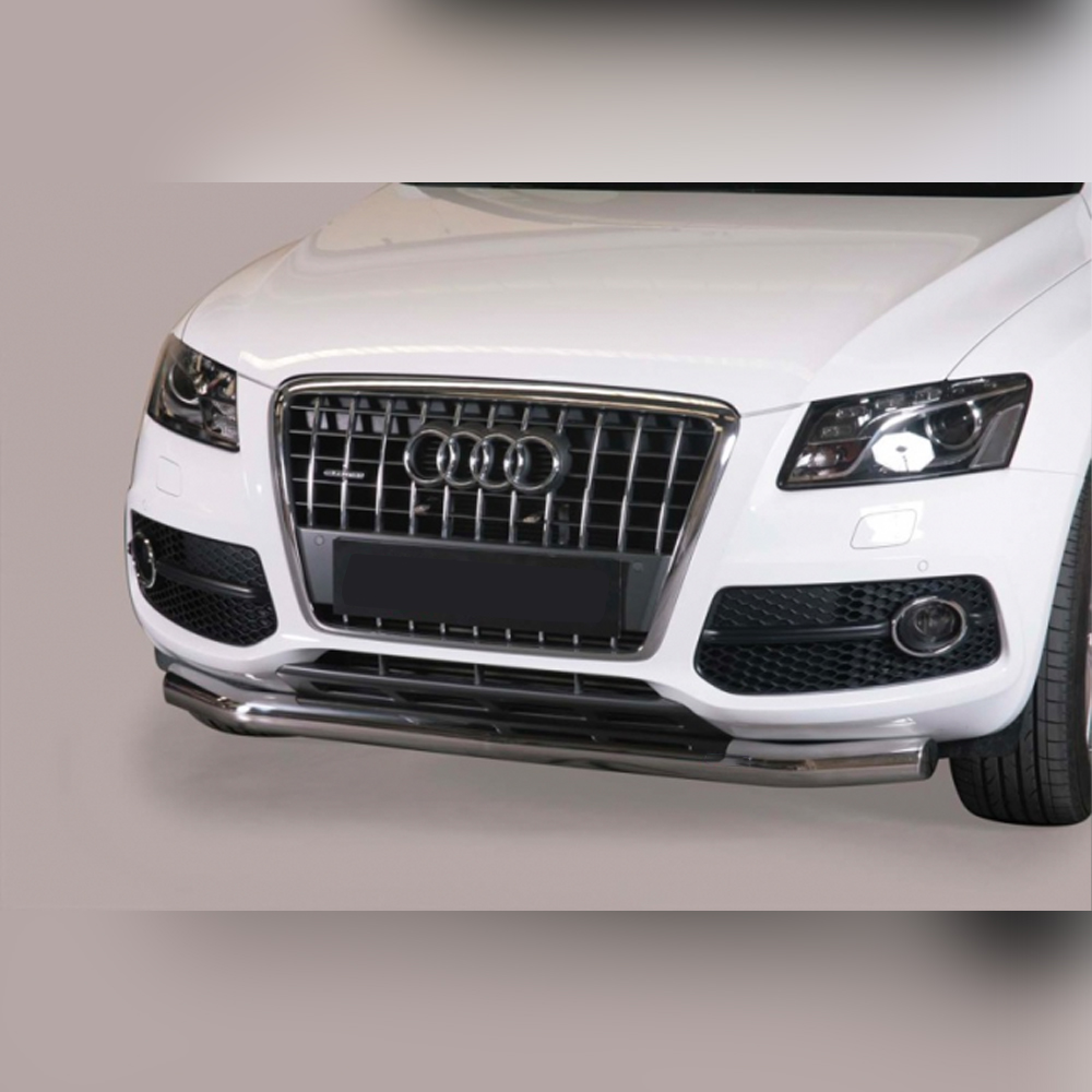 Avisa Protection de seuil arrière inox compatible avec Audi Q5 2008-2012 & 2012 'Ribs' 