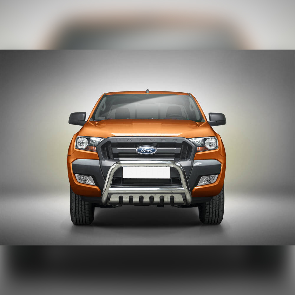 Pare buffle pour Ford Ranger avec plaque de protection