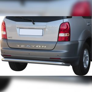 PROTECTION ARRIERE INOX SUR SSANGYONG REXTON II 2005-2012