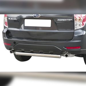 PROTECTION ARRIERE INOX SUR SUBARU FORESTER 2008-2012
