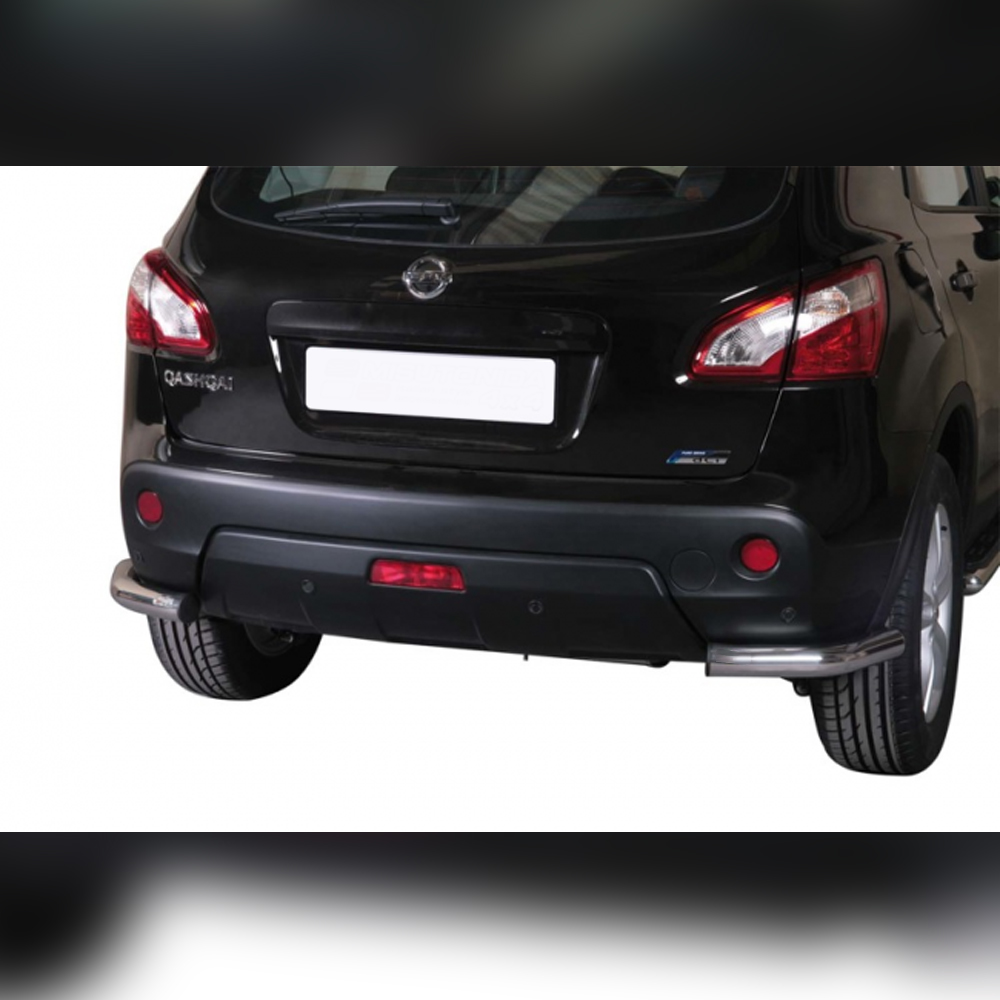 PROTECTION COIN ARRIERE INOX SUR NISSAN QASHQAI 2010-2013