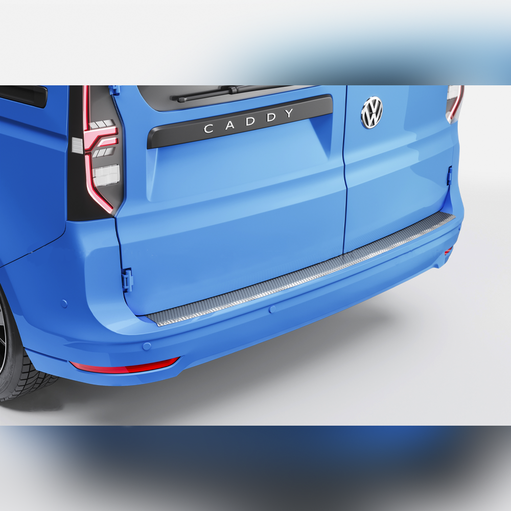 Protection De Seuil De Coffre Inox Sur Volkswagen Caddy 2020+