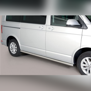 PROTECTION LATERAL INOX SUR VOLKSWAGEN T6.1 2019+ (L1)