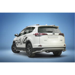 PROTECTION COIN ARRIERE INOX SUR TOYOTA RAV4 2016-2018