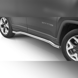 PROTECTION LATERAL INOX SUR JEEP COMPASS 2017-2021