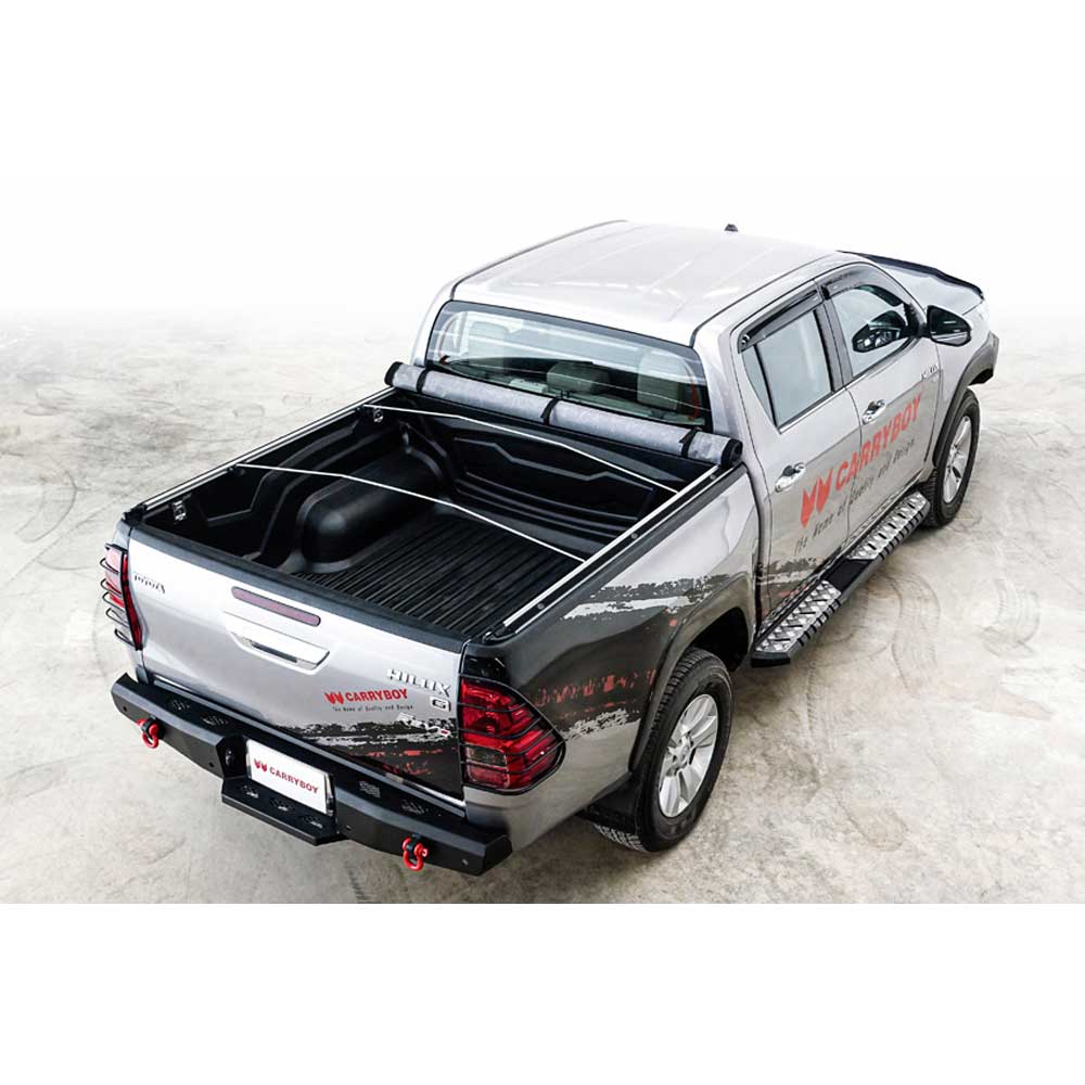 HOUSSE DE LIT à rabat Tri Fold plie rigide pickup pour Toyota Hilux Revo  2015- EUR 1.029,00 - PicClick FR