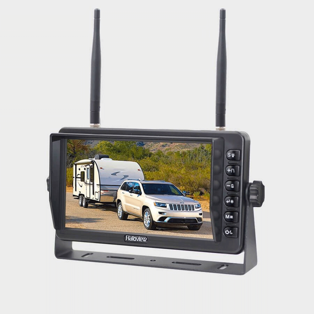 Pack plaque d'immatriculation caméra recul voiture avec support plaque et  écran LCD - SANS FIL