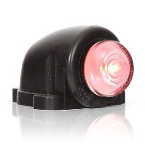 Pos. Petit globe oculaire lumineux, LED rouge 12-24 V