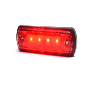 Feu de position LED rouge, 12-24 V DC, Ip66/68