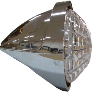 Lampe torpille 24 V 19 LED, lentille transparente LED blanche