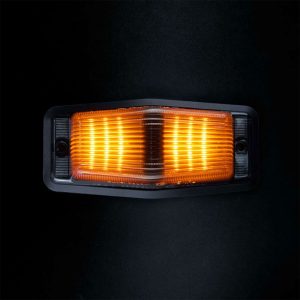 Feu de position & avertisseur - ZE LED Black Bullet Double Burner