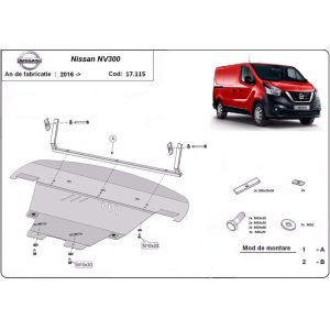 Steel Skid Plate Nissan NV300 2014-2021