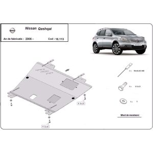 Steel Skid Plate Nissan Qashqai 2006-2013