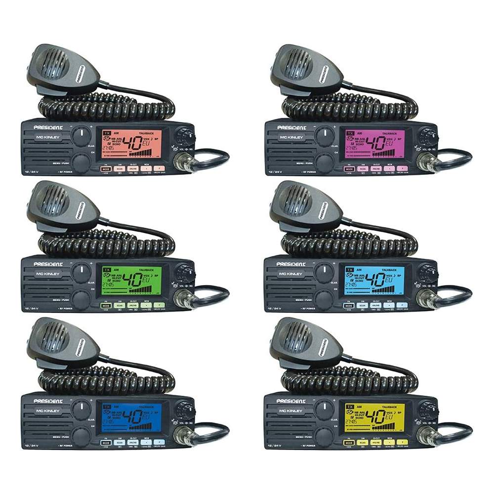 Radio CB avec VOX intégré, écran ACL 3 couleurs et port USB - 40 canaux  AM/FM