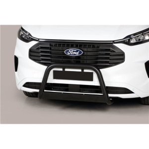 Pare-Buffle Homologué Inox Avec Barre Ford Transit Custom 2024+ (Noir)
