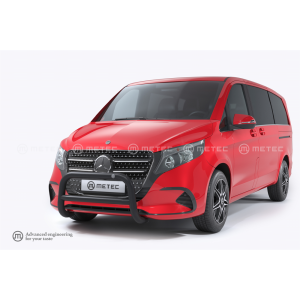 Pare-Buffle Inox homologué Mercedes-Benz Vito / V-Class 2019-2024+ (Noir)