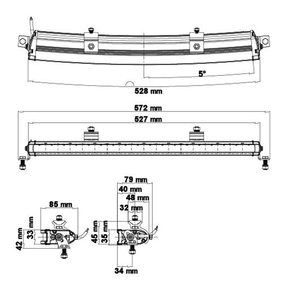 LED Bar Package Juno C pour Iveco Daily | 90 W courbé – Image 6