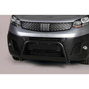 Pare-Buffle Homologué Inox Avec Barre  Fiat Scudo 2022+ (Noir)