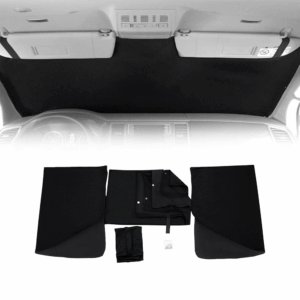Kit de rideaux pare-soleil magnétiques noirs pour Renault Trafic 2014-2021