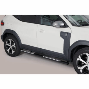 Marche-Pieds Latéraux Dsp Inox Dacia Duster 2024+ (Noir)