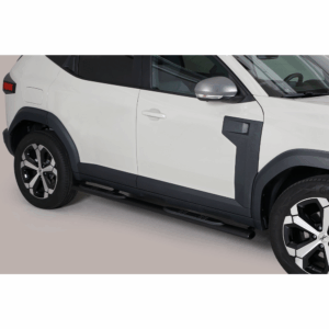 Marche-Pieds Latéraux  Gpo Inox  Dacia Duster 2024+ (Noir)