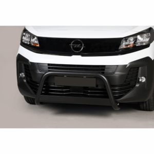 Pare-Buffle Homologué Inox Avec Barre  Opel Vivaro 2019+ (Noir)