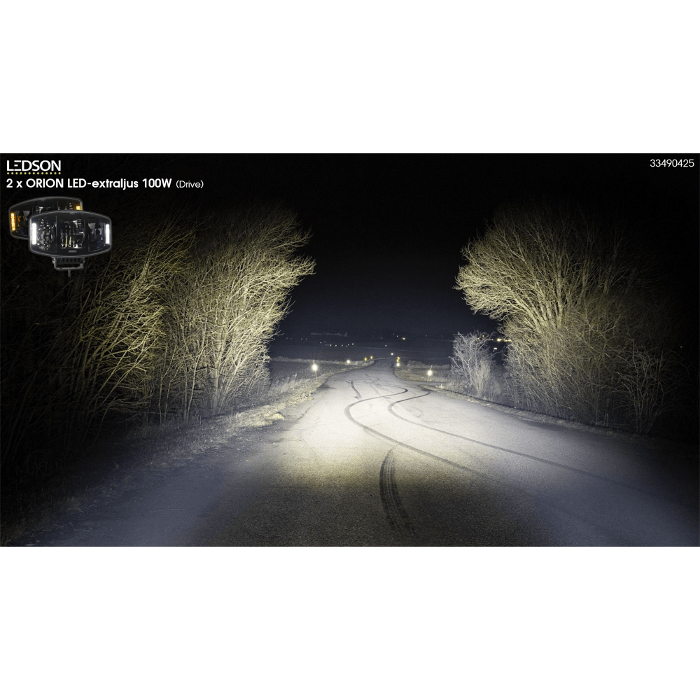 Projecteur LED Orion10+ Gen2 100W – Feu de Position Blanc/Ambré – Image 3