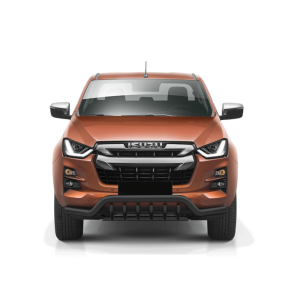 Barre Sous Pare-Choc En Inox Homologué Avec Grille Isuzu D-Max 2020-2024 (Noir)