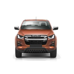 Barre Sous Pare-Choc En Inox Homologué Avec Plaque De Protection Isuzu D-Max 2020-2024 (Noir)